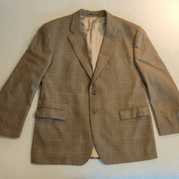 Lauren Ralph Lauren Suit Jacket Mens 50R Blazer Woolmark